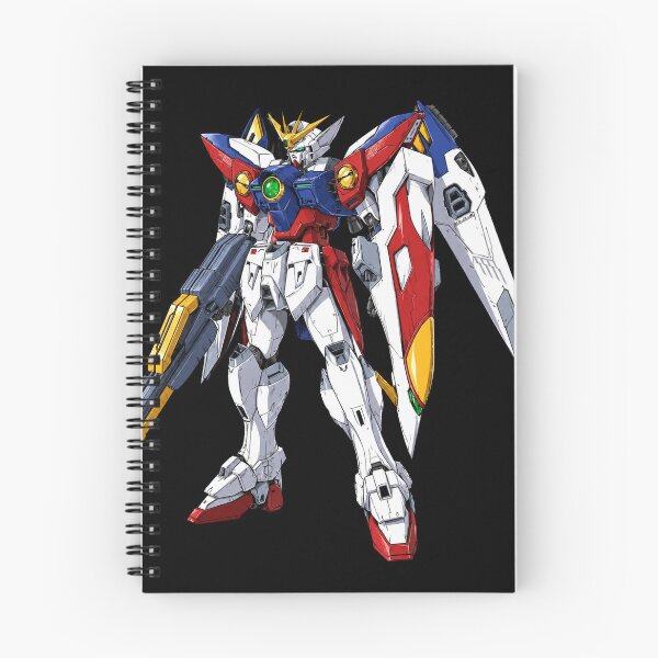 Item preview, full colour ink XXXG-01W Wing Gundam zero gunpla vector ILLUSTRATION  designed and sold by sabartgunpla.