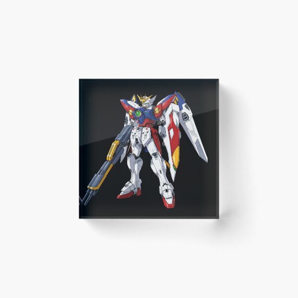 Aperçu de l'œuvre Illustration vectorielle en couleur XXXG-01W Wing Gundam Zero Gunpla créée et vendue par sabartgunpla.