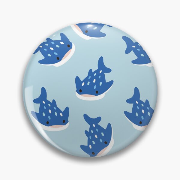Item preview, Cute Whale Shark Pattern | Kawaii Ocean Animal Seamless Print | Blue Marine Life Design designed and sold by RJACreative.