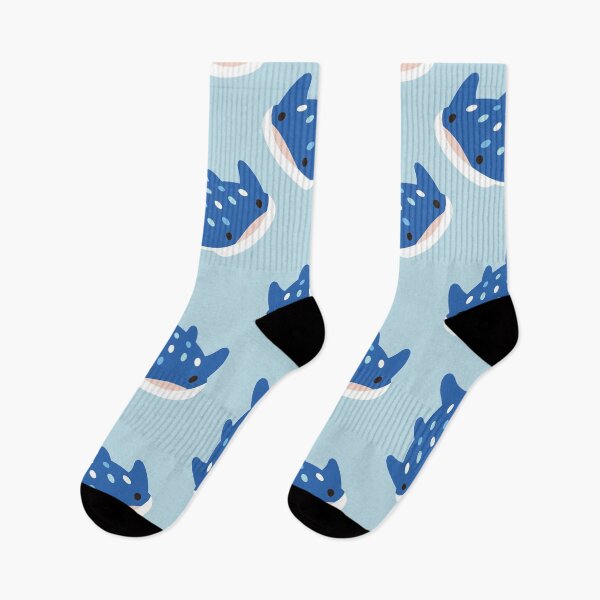 Artikelvorschau, Niedliches Walhai-Muster | Nahtloser Kawaii-Ozeantierdruck | Blaues Meereslebewesen-Design entworfen und verkauft von RJACreative.