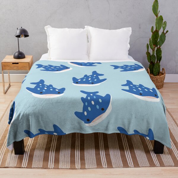 Item preview, Cute Whale Shark Pattern | Kawaii Ocean Animal Seamless Print | Blue Marine Life Design designed and sold by RJACreative.
