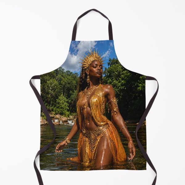 Item preview, Oshun Goddess Shirt, Yoruba Orisha Tee, Divine Feminine Art, Sacred Waters, Soft Power Design designed and sold by Inner Peace & Sovereignty.