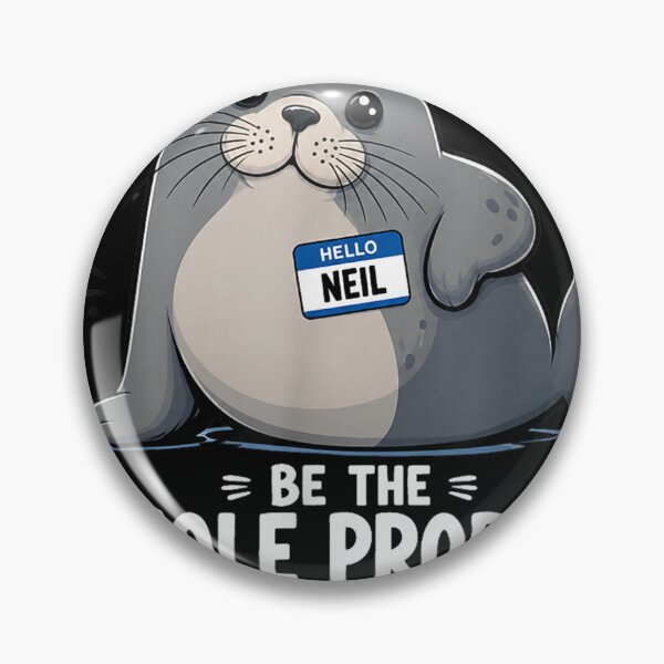 Item preview, Neil The Seal Don't Be Part of The Problem Cute Animal Humor designed and sold by MatherFisher.
