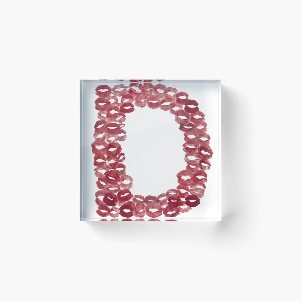Item preview, Letter 'D' in Kisses designed and sold by Megh Trivedi.