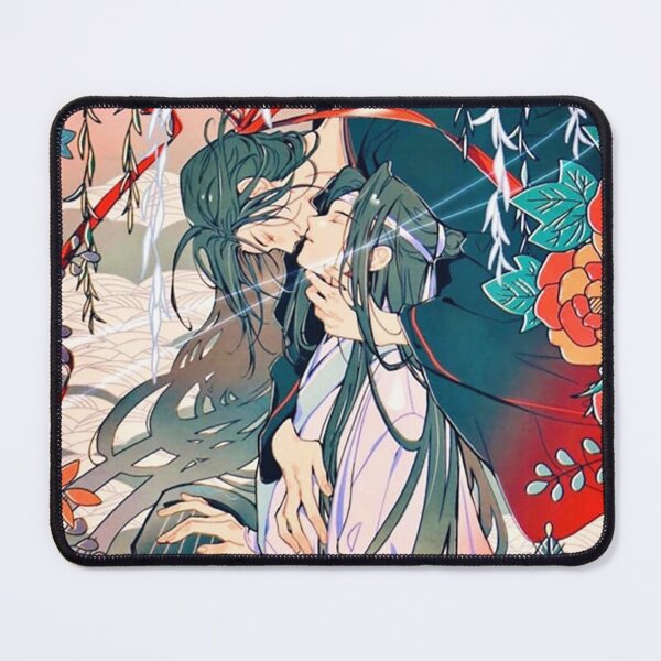 Item preview, Anime Couple Romantic Floral Illustration designed and sold by angelinesan.