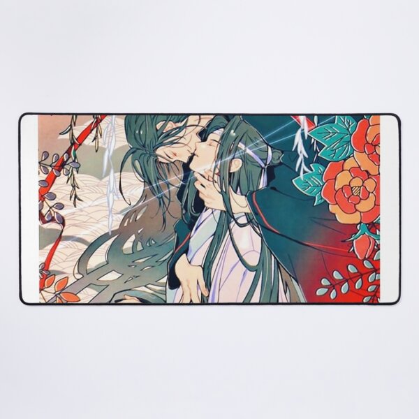 Item preview, Anime Couple Romantic Floral Illustration designed and sold by angelinesan.