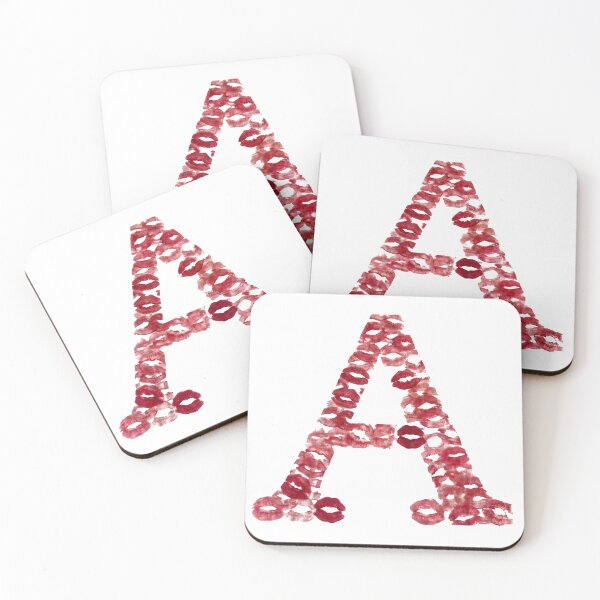 Item preview, Letter 'A' in Kisses designed and sold by Megh Trivedi.