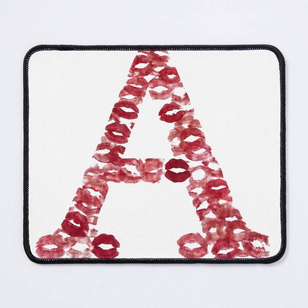 Item preview, Letter 'A' in Kisses designed and sold by Megh Trivedi.