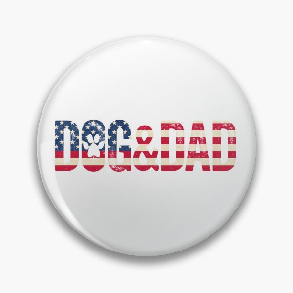 Item preview, American Flag Patriotic Dog Dad Paw Print designed and sold by GiaoCalonas.