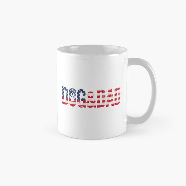 Item preview, American Flag Patriotic Dog Dad Paw Print designed and sold by GiaoCalonas.