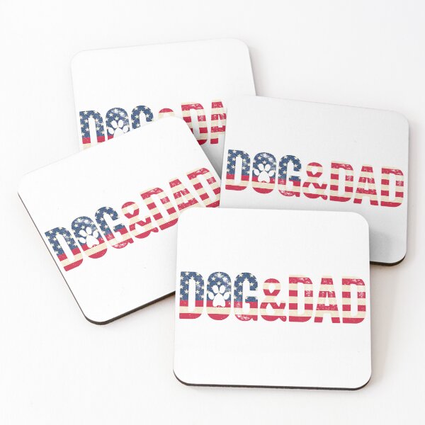 Item preview, American Flag Patriotic Dog Dad Paw Print designed and sold by GiaoCalonas.