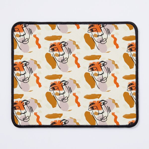 Item preview, Yearning Burning Abstract Face designed and sold by lake & lore.