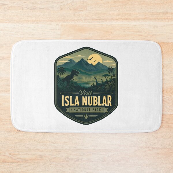 Item preview, Isla Nublar National Park  designed and sold by FrontierCosmic.