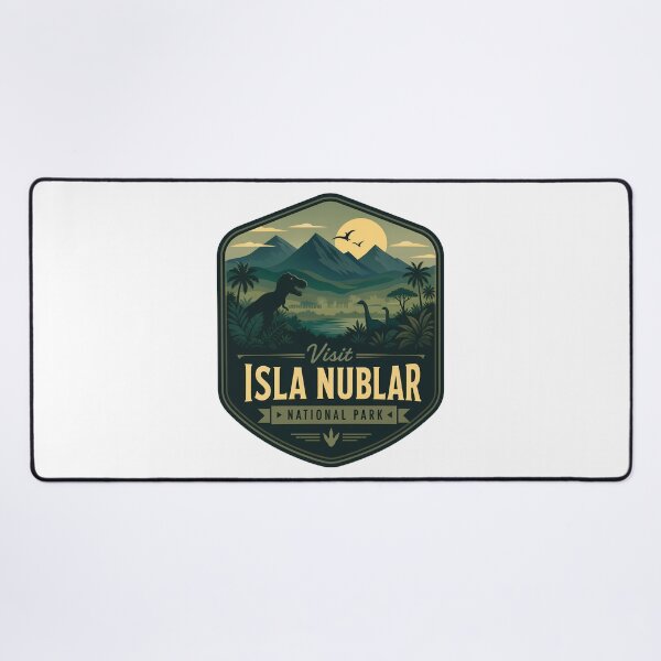 Item preview, Isla Nublar National Park designed and sold by FrontierCosmic.