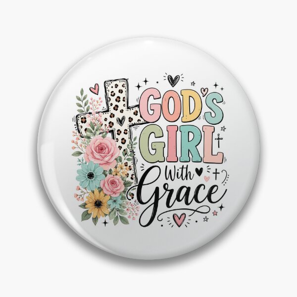 Item preview, Christian Inspirational Quote, Floral Cross designed and sold by graphic-genie.