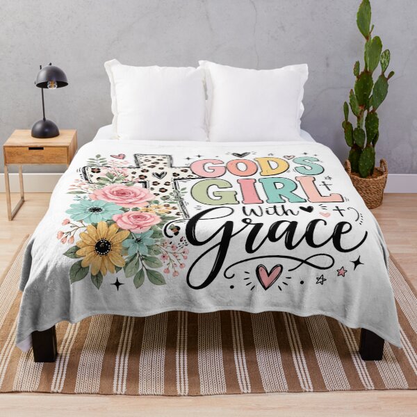 Item preview, Christian Inspirational Quote, Floral Cross designed and sold by graphic-genie.