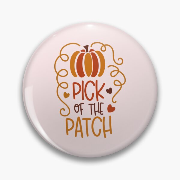Item preview, Pick of the Patch Cute Pumpkin Fall Autumn Typography Design designed and sold by Charizmwear.