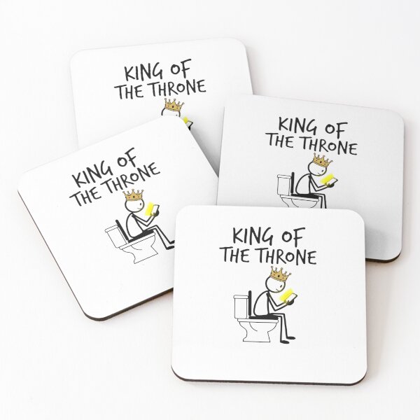 Item preview, King of the Throne - Funny Toilet Stickman designed and sold by Custom3DPrints.