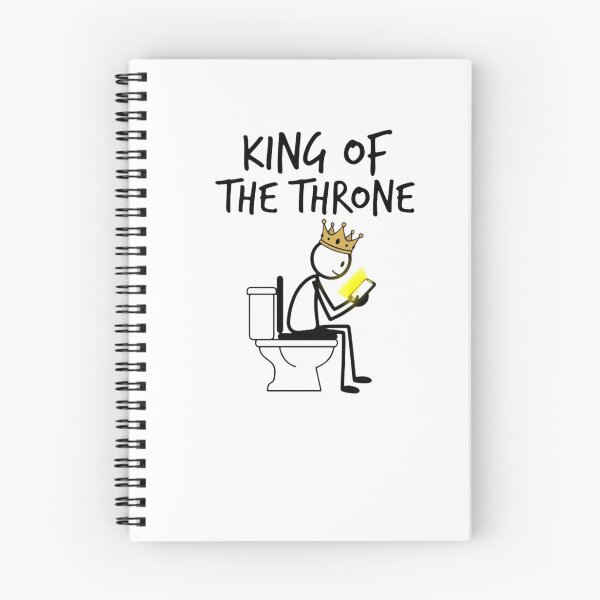 Item preview, King of the Throne - Funny Toilet Stickman designed and sold by Custom3DPrints.