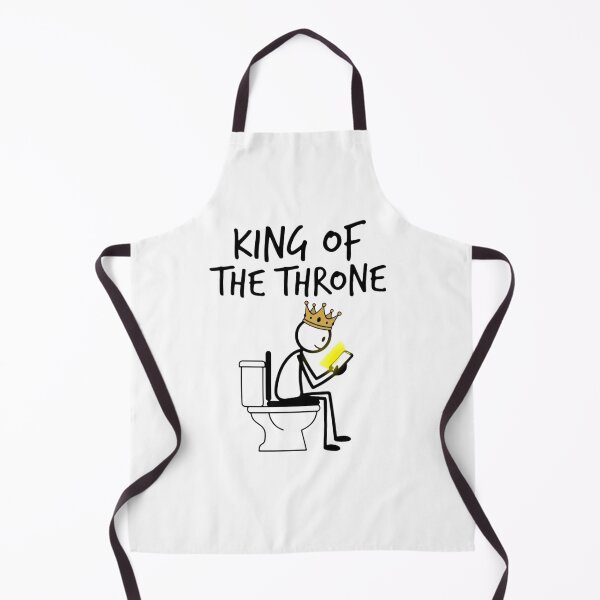 Item preview, King of the Throne - Funny Toilet Stickman designed and sold by Custom3DPrints.
