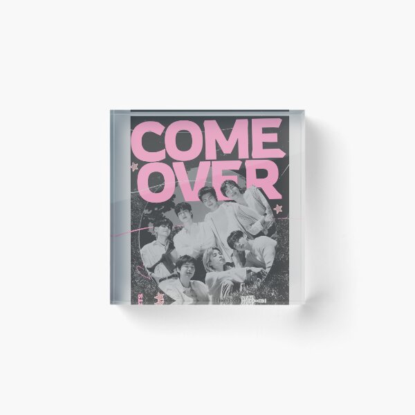 Item preview, bts come over pink retro aesthetic designed and sold by gibbianne.