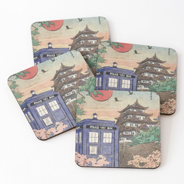 Item preview, Japanese Ukiyo-e Castle Police Box Art designed and sold by angelinesan.