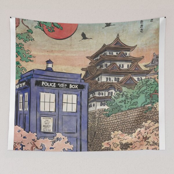 Item preview, Japanese Ukiyo-e Castle Police Box Art designed and sold by angelinesan.