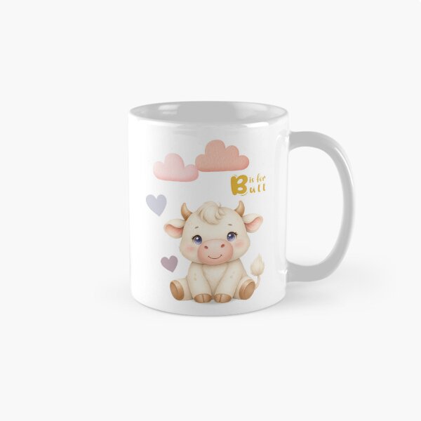 Item preview, B is for Bull – Cute Kawaii Bull  Alphabet Letter B Learning Design for Preschool Kids|| Preschool Shirts designed and sold by SassiBermark.