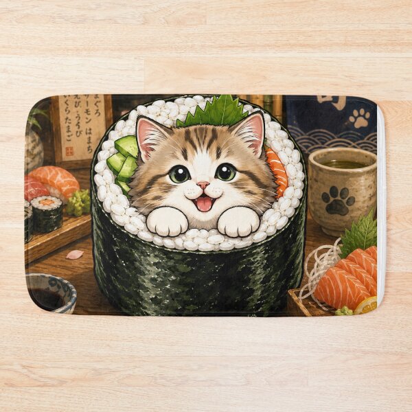 Artikelvorschau, Sushi Cat entworfen und verkauft von JabbiKamost.
