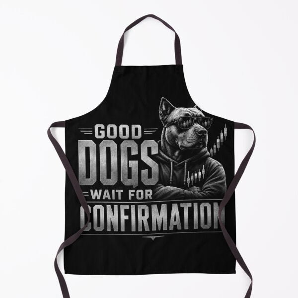 Item preview, Good Dogs Wait for Confirmation Funny Trader Dog Design designed and sold by PipForgeStudio .