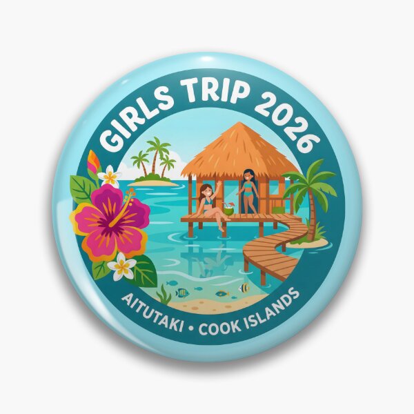 Item preview, Aitutaki Lagoon Girls Trip Tropical Getaway designed and sold by SplashTastic.