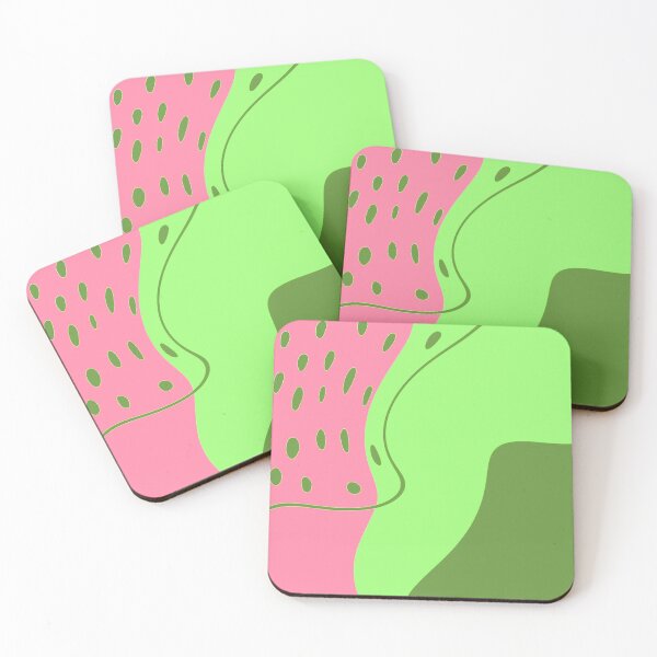 Artikelvorschau, Farbtupfer in Pink und Limettengrün, abstrakte Designs entworfen und verkauft von DEC02.