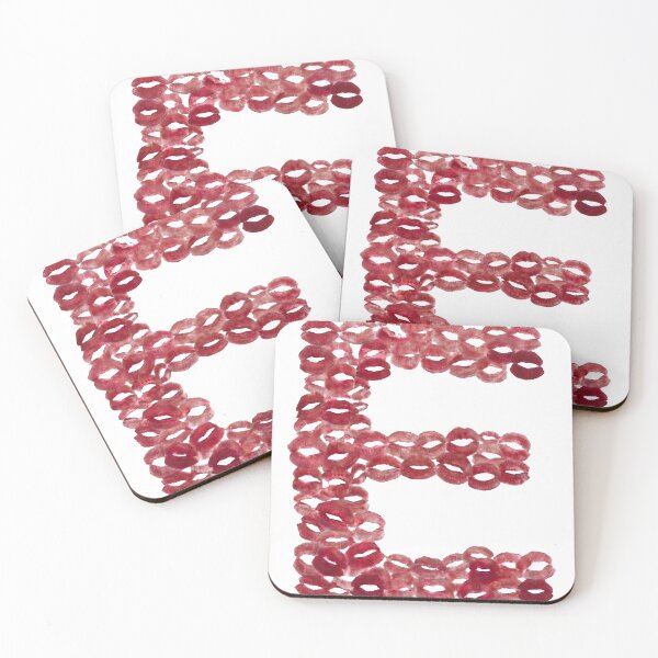 Item preview, Letter 'E' in Kisses designed and sold by Megh Trivedi.