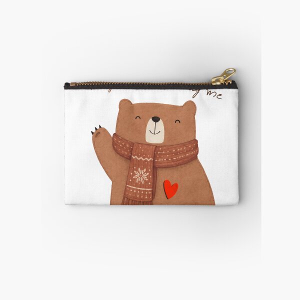 Item preview, Feeling Heavy? Try a Smile & Hug Me – Cute Cozy Bear Winter designed and sold by Peanutspixel.