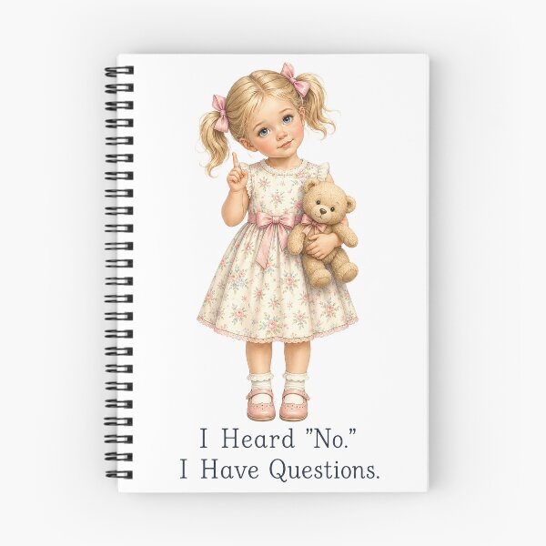 Item preview, I Heard “No.” I Have Questions. – Funny Kids T-Shirt designed and sold by FunscapeHQ.