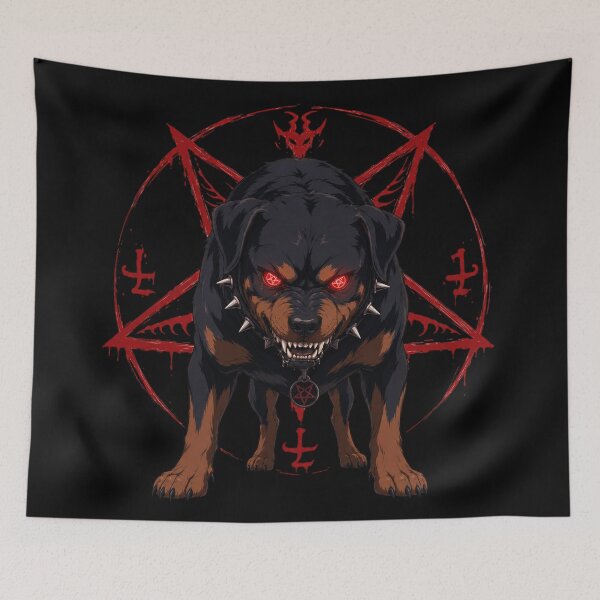 Item preview, Devilish Rottweiler designed and sold by Villain Vault.