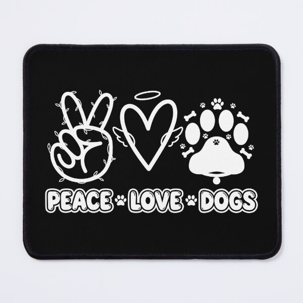 Item preview, Peace Love Dogs Graphic Icon Design designed and sold by GiaoCalonas.