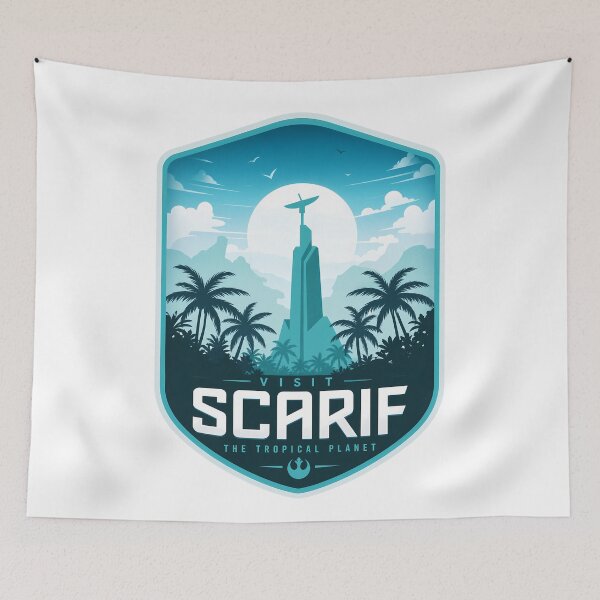 Item preview, Scarif - The Tropical Planet designed and sold by FrontierCosmic.