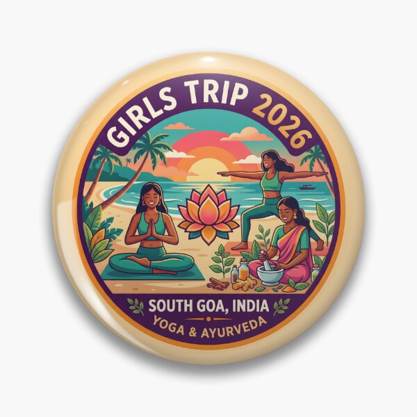 Item preview, South Goa Yoga Girls Trip Ayurveda Wellness designed and sold by SplashTastic.