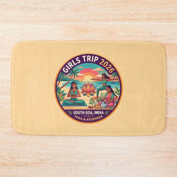 Item preview, South Goa Yoga Girls Trip Ayurveda Wellness designed and sold by SplashTastic.