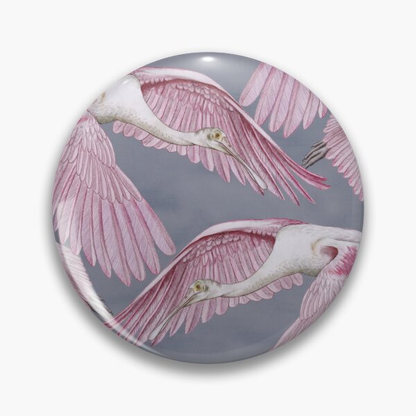 Item preview, Roseate Spoonbills in Flight designed and sold by somecallmebeth.