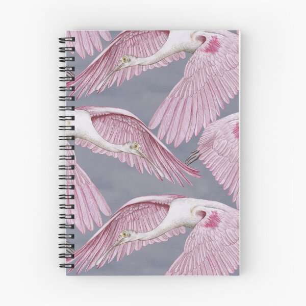 Item preview, Roseate Spoonbills in Flight designed and sold by somecallmebeth.