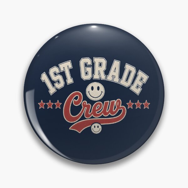 Item preview, Vintage Distressed 1st Grade Crew Retro Varsity Teacher T-Shirt designed and sold by FestivityFinds.