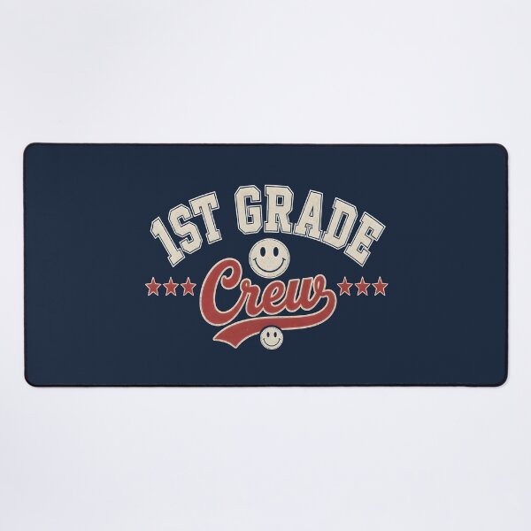 Item preview, Vintage Distressed 1st Grade Crew Retro Varsity Teacher T-Shirt designed and sold by FestivityFinds.