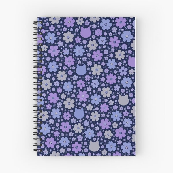Item preview, Hidden Cat Lavender Blossoms Pattern designed and sold by Mindworx21.