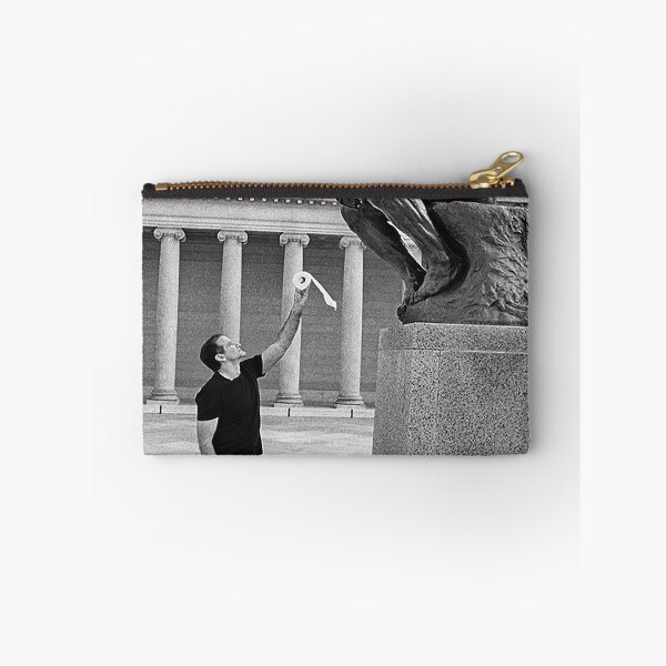 Item preview, The Thinker Statue Funny Museum Photo designed and sold by jeangodeman.