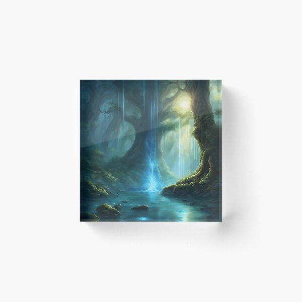 Item preview, Mystical Forest at Sunrise designed and sold by Fanta-sticky.