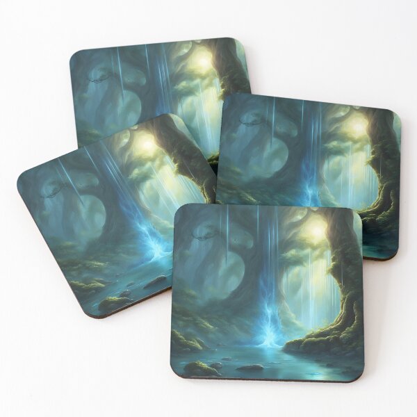 Item preview, Mystical Forest at Sunrise designed and sold by Fanta-sticky.