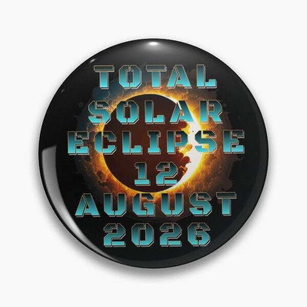 Artikelvorschau, Totale Sonnenfinsternis 2026 entworfen und verkauft von TheEndDesign.