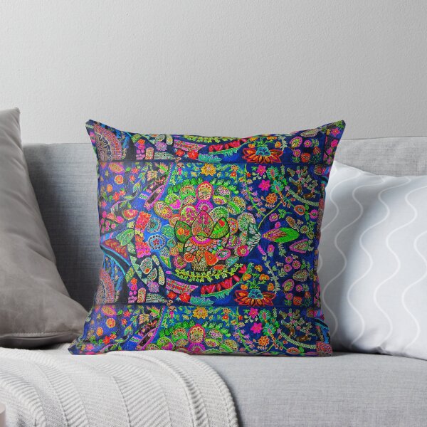Item preview, Midnight Garden of Dreams – Hand-Drawn Floral Folk Art designed and sold by Selena.m.studio.